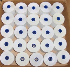 25 Pack Star Micronics 2-Ply 3″ x 100′ Receipt Paper Rolls SP500 SP700