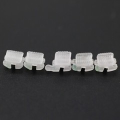 Dental Orthodontic Ceramic Brackets Metal Slot Roth MBT 022 018 3W/H 3M Clarity