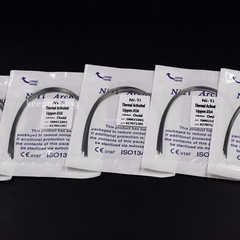 10 Packs Dental Orthodontic Thermal Activated Niti Round Arch Wire Upper + Lower
