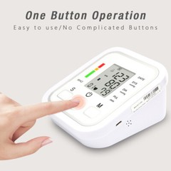 Upper Arm Blood Pressure Monitor Digital Automatic BP Cuff Machine Pulse Meter