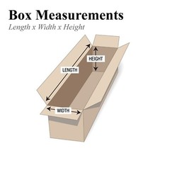 PARTNERS BRAND 24x6x6 Long Corrugated Boxes, Long, 24L x 6W x 6H, Pack of 25 …