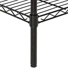 5 Tier Multicolor Wire Shelving Rack Metal Shelf Adjustable Unit Kitchen Storage