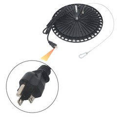 4 Pcs Lighting Fixture 150W UFO LED High Bay Light 18000LM With Hook Safety Rope