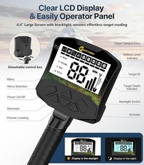 Metal Detector, Professional Metal Detector for Adults with High Accuracy 12.8″