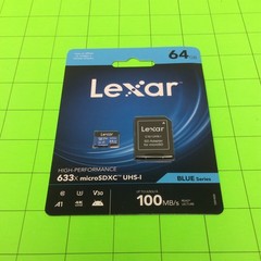 64GB 633X Microsdxc UHS-I Micro SD Memory LSDMI64GBBNL633A Lexar
