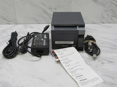 EPSON TM-T70II POS THERMAL RECEIPT PRINTER M296A w/ USB + PWR SUPPLY