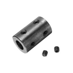 Shaft Coupling 5/8″ Bore 1-1/4″ OD 2″ Length Rigid Coupling 4 Set Screws