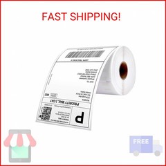 MUNBYN 4″x6″ Direct Thermal Printer Label, Shipping Labels Compatible with Rollo