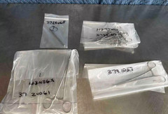 New Xomed ENT Surgical Instrument Lot Forceps, Needle Holder, Probe & Specialty