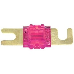 MANL 50A Mini ANL Fuse 5 Pack, 50 Amp Gold Plated