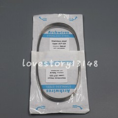 1 Pack Stainless Steel Dental Rectangular Ortho Arch Wires Square/Ovoid/Natural