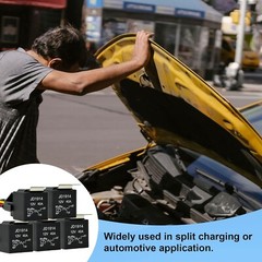 100PCS NEW 5-PIN 40/30 AMP 12V DC Waterproof Automotive SPDT Relay Kit