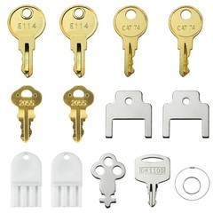 12 Pcs Paper Towel and Toilet Paper Dispenser Key Set for Waffle San Ja-mar G…