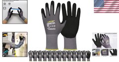 Water Repellent Nitrile Coated Gloves – 6 Pairs