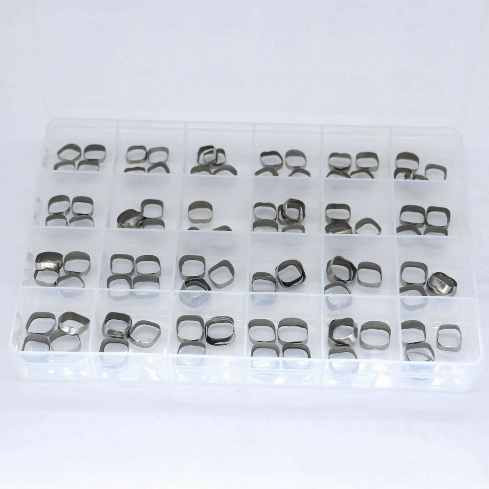Dental orthodontic 1st molar plain bands Dentaurum Size96 pcs 24 kits (4pc/kit)