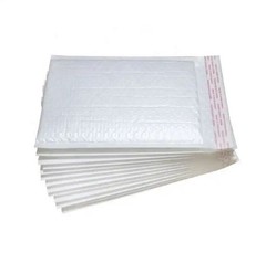 50 #1 7.25″ x 12″ Poly Bubble Padded Envelopes Mailers Shipping Bags White 7×11
