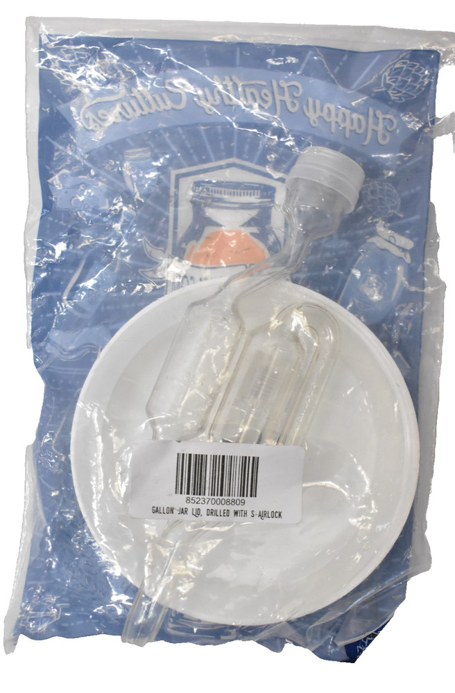Airtight 1 Gallon Standard Fermentation Lid Gasket w S Shaped Airlock Tool