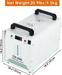 CW-3000 Water Chiller,8L Industrial Water Chiller,Thermolysis Type Water Cool…