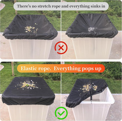 Bucket Truck Cover 28×28 Inch Waterproof Oxford Cloth Sunshade Rain Dustproof