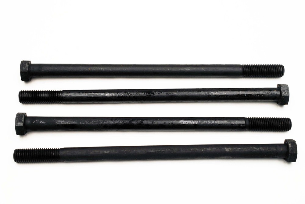 (4) Grade 8 Hex Head 3/4-10 x 14 Cap Screws Bolts Coarse Plain Finish