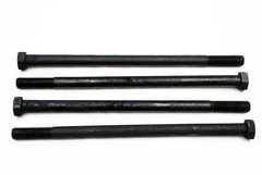 (4) Grade 8 Hex Head 3/4-10 x 14 Cap Screws Bolts Coarse Plain Finish