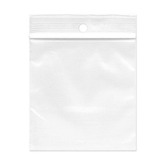 1000 Clear Reclosable Plastic Poly Zipper Bags with Hang Hole 3″ x 4″ 2 Mil