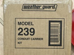 Weather Guard 239 Red Steel/ Plastic Lockable Conduit Carrier (MISSING BOLT KIT)