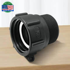 275 330 Gallon IBC Tote Adapter 2″ Female Buttress Coarse Thread X 2″ Male NPT P