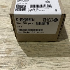 Lot of 50 Phoenix Contact 3044102 Terminal Blocks, 2-Position, 6.2mm, 1000V 32A