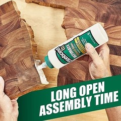 Wood Glue 8 Ounce Waterproof Exterior Interior Woodworking Repair Furniture