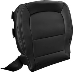 Driver Bottom Leather Seat Cover for 2015-2022 Chevy Colorado GMC Canyon Black