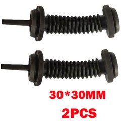 2 Pack 30*30mm Car Harness Wiring Door Tube Rubber Sleeve Dust-proof Tubes NEW