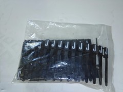 Budco Tie Wrap Marker J 3″BLK-W/TAG 100 per pack