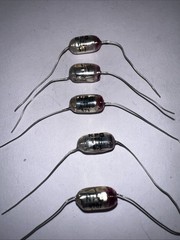 470 pF POLYSTYRENE FILM CAPACITOR 160 VOLTS 5% Tolerance New Lot of 5 by NPC