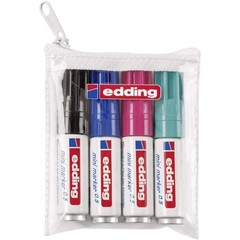 5 Mini Permanent Markers 4 PCS Bullet Nib 1.53mm 4054 Multicolor Craft
