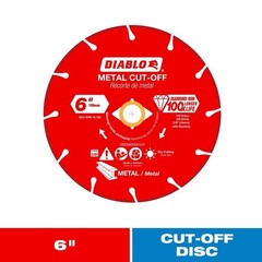 Diablo 6 in. Diamond Metal Cut-Off Wheel 0.047 in. x 7/8 in. 1 pk