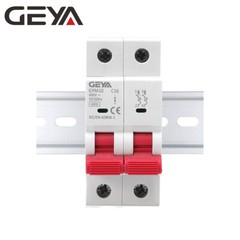 GEYA AC Mini Circuit Breaker MCB 2P 6/10/16/25/32/40/50/63A 6kA C Curves Switch