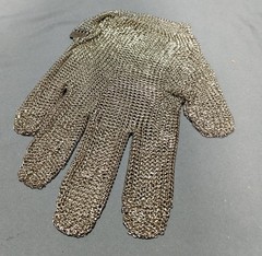 Chain Mail Protective Glove Medium Stainless Steel