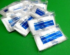 1000 3″x4″ Reloc Zippit Slide Top Lock Bags Clear 2mil Reclosable Baggies 3 x 4