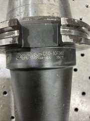 PARLEC C50-10EM8 CAT50 1” Solid Tool Holder Extended 8” Projection CAT50