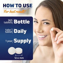 Vitamatic Sodium Chloride 1000mg, 365 Tablets – Salt Tablets, Non-GMO, Gluten F