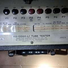 Western Electric KS-15560-L1 Vacuum Tube Tester w/ Case