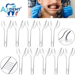 10pcs/pk Dental Intraoral Cheek Lip Retractor Mouth Opener T-shape Autoclavable