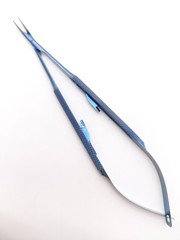 Scanlan 3003-174 Jacobson Micro Needle Holder Curved Diamond Dust Titanium