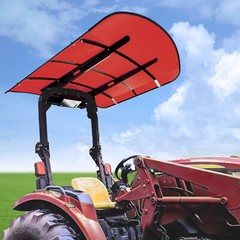 NEW Tuff Top Tractor Canopy Red For ROPS 52″ X 52″ w/ Mounting Accessories