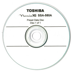 Toshiba Nemio XG UIDM‑580A – System Software Set 3 CDs– Version 3.6 – NEW