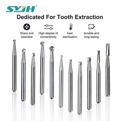 20 Types Dental Round Tungsten Carbide FG Bur For Surgical High Speed Handpiece