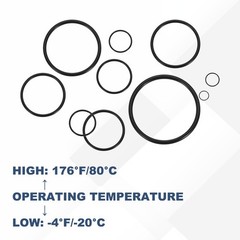 50Pcs AS-026 Nitrile O-rings 70 Durometer 1-1/4″ ID 1-3/8″ OD 1/16″ Width