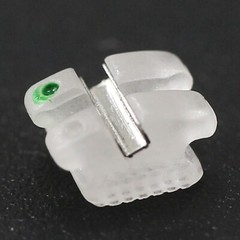 Dental Orthodontic Ceramic Brackets Metal Slot Roth MBT 022 018 3W/H 3M Clarity