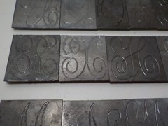 FONT LETTER MONOGRAM SCRIPT NUMBER LETTER PLATES FOR ENGRAVER ENGRAVING #3